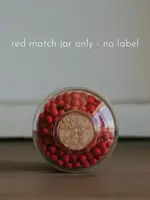 matchstick boutique Apothecary Matches - Red