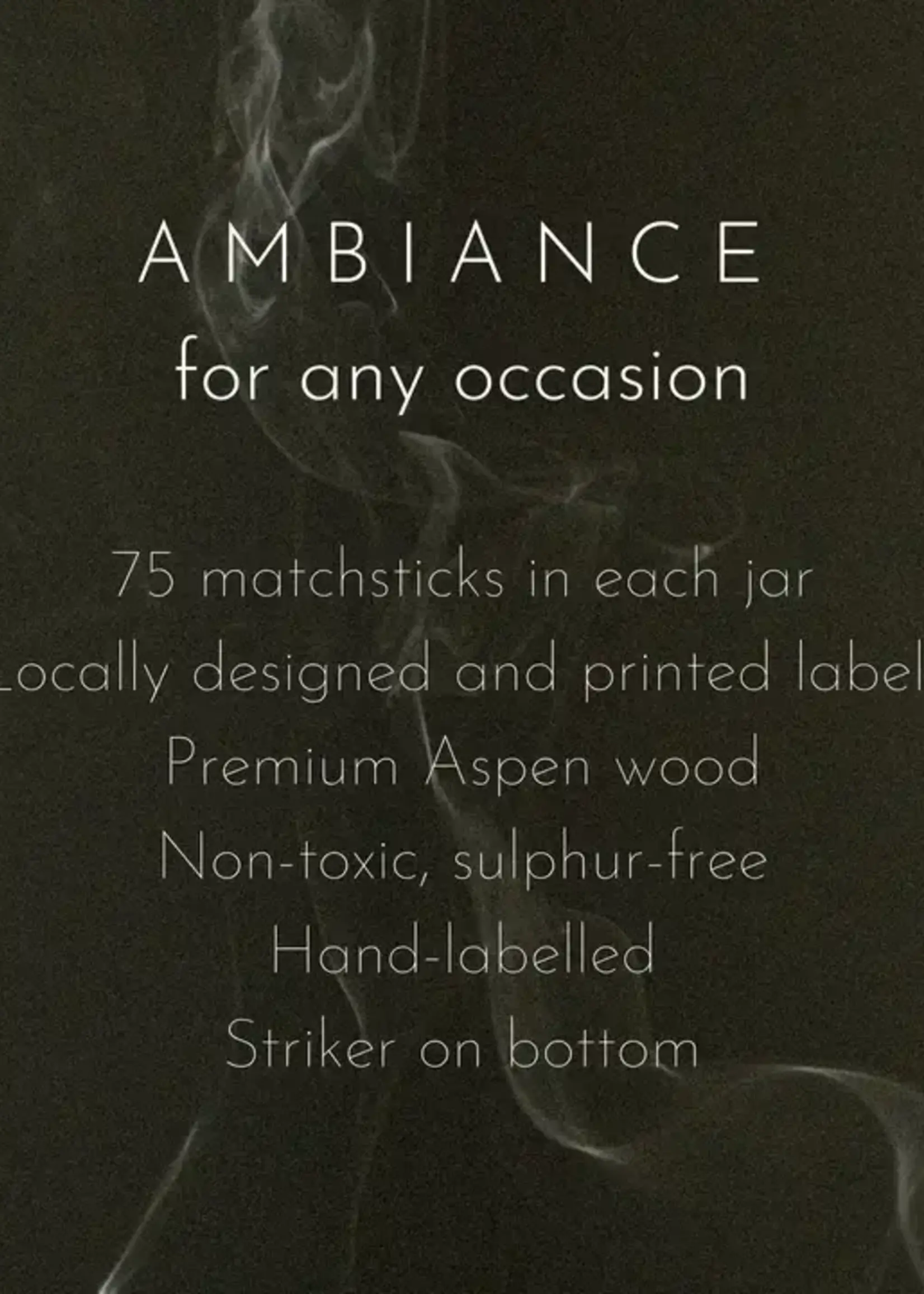 Apothecary Matches - Turquoise