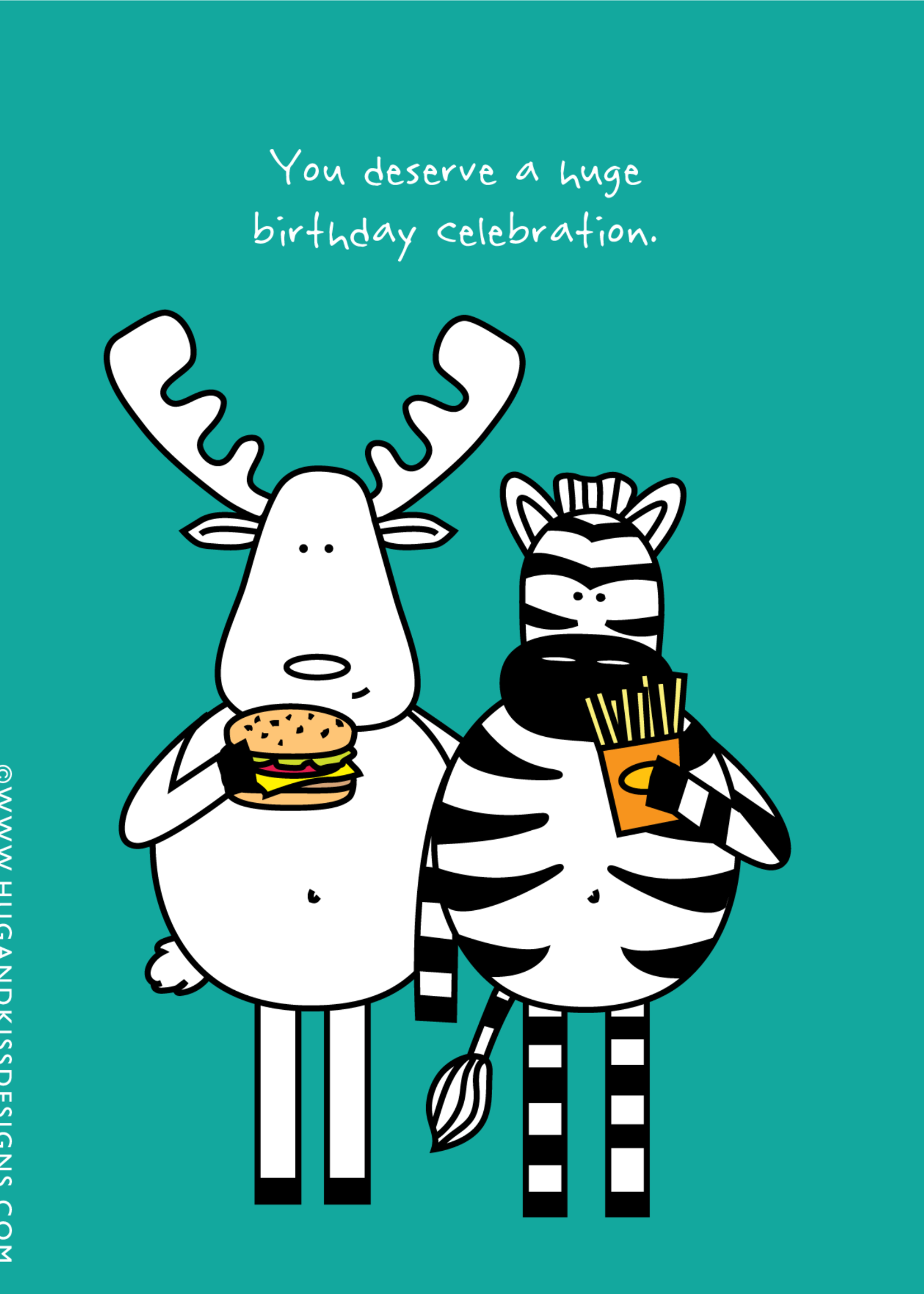 hug and kiss You Deserve A Huge Birthday Celebration