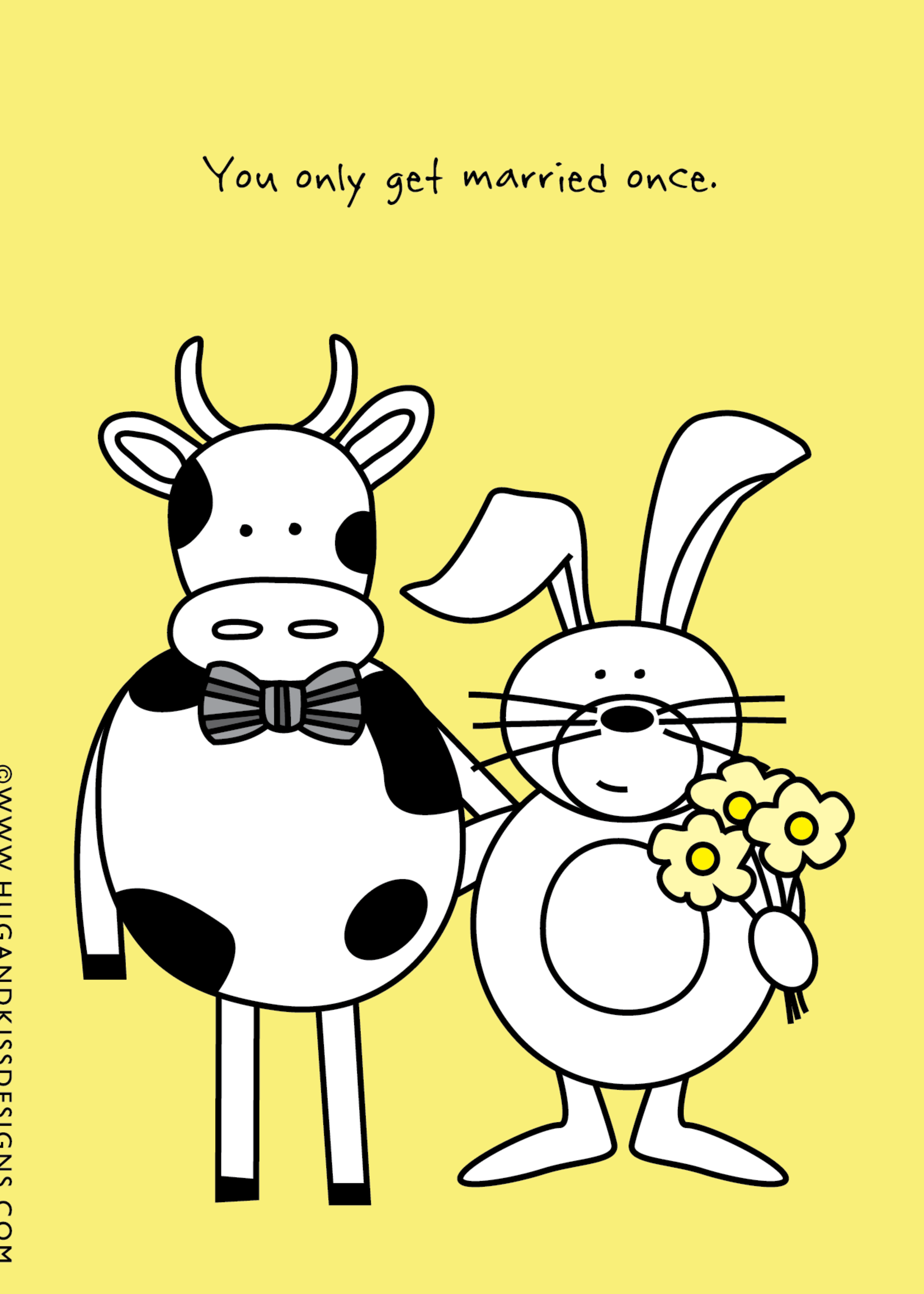 hug and kiss You Only Get Married Once