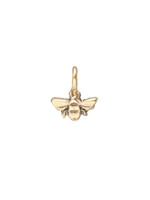Tiny Bronze Sculpted Charm - Bee