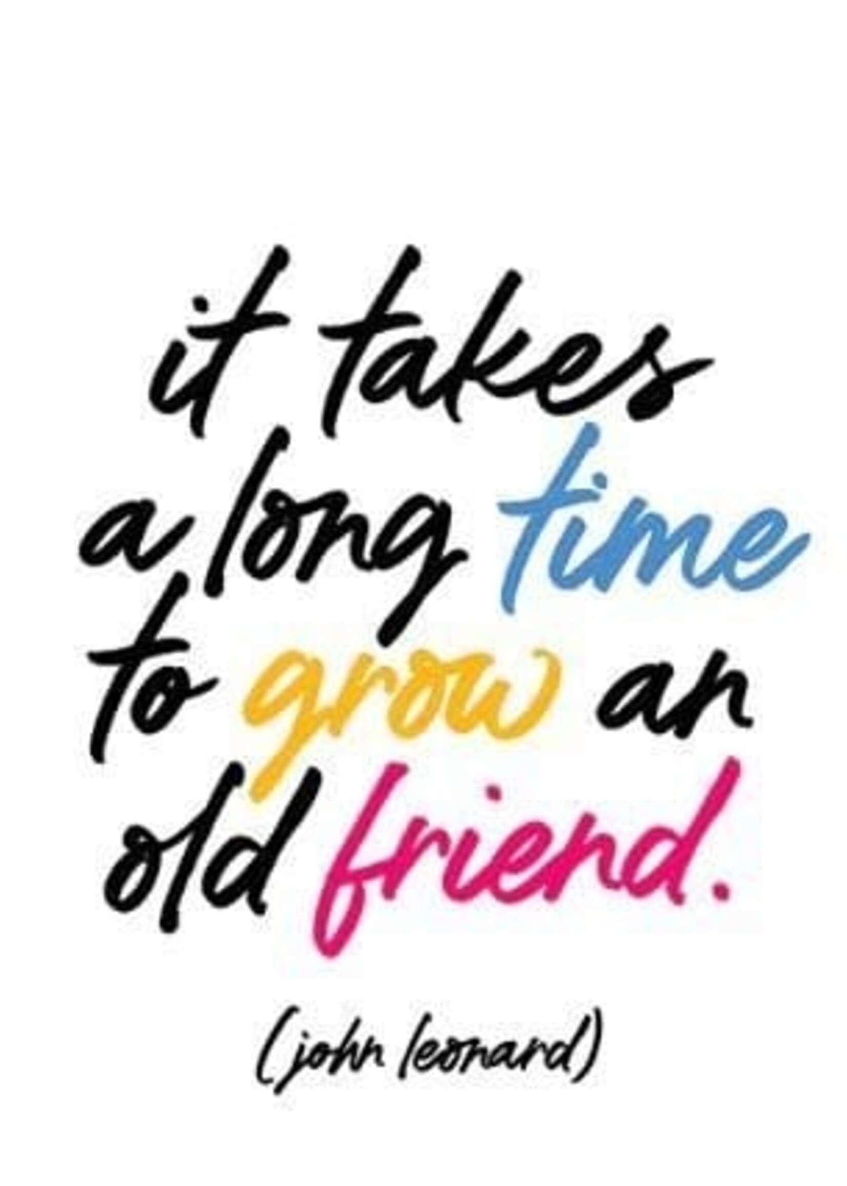 It takes a long time