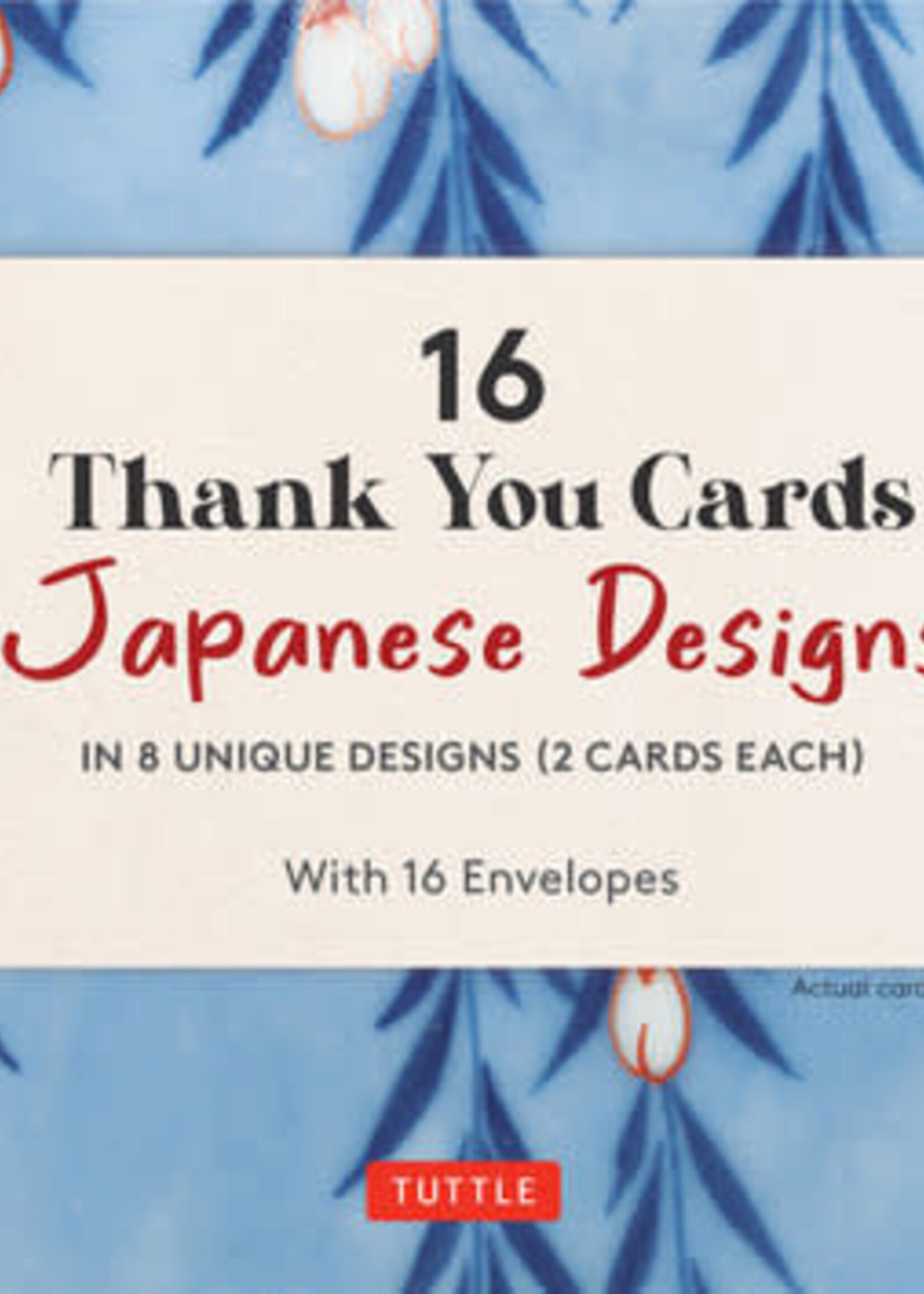 16 Thank You Cards - Japanese Designs
