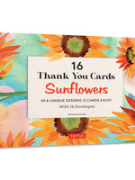 Tuttle 16 Boxed Thank You Cards - Sunflowers