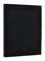 Paperblanks 2026 Black Edition, Old Leather Collection, 12-Month Planner Flexis, Ultra, Day-at-a-Time