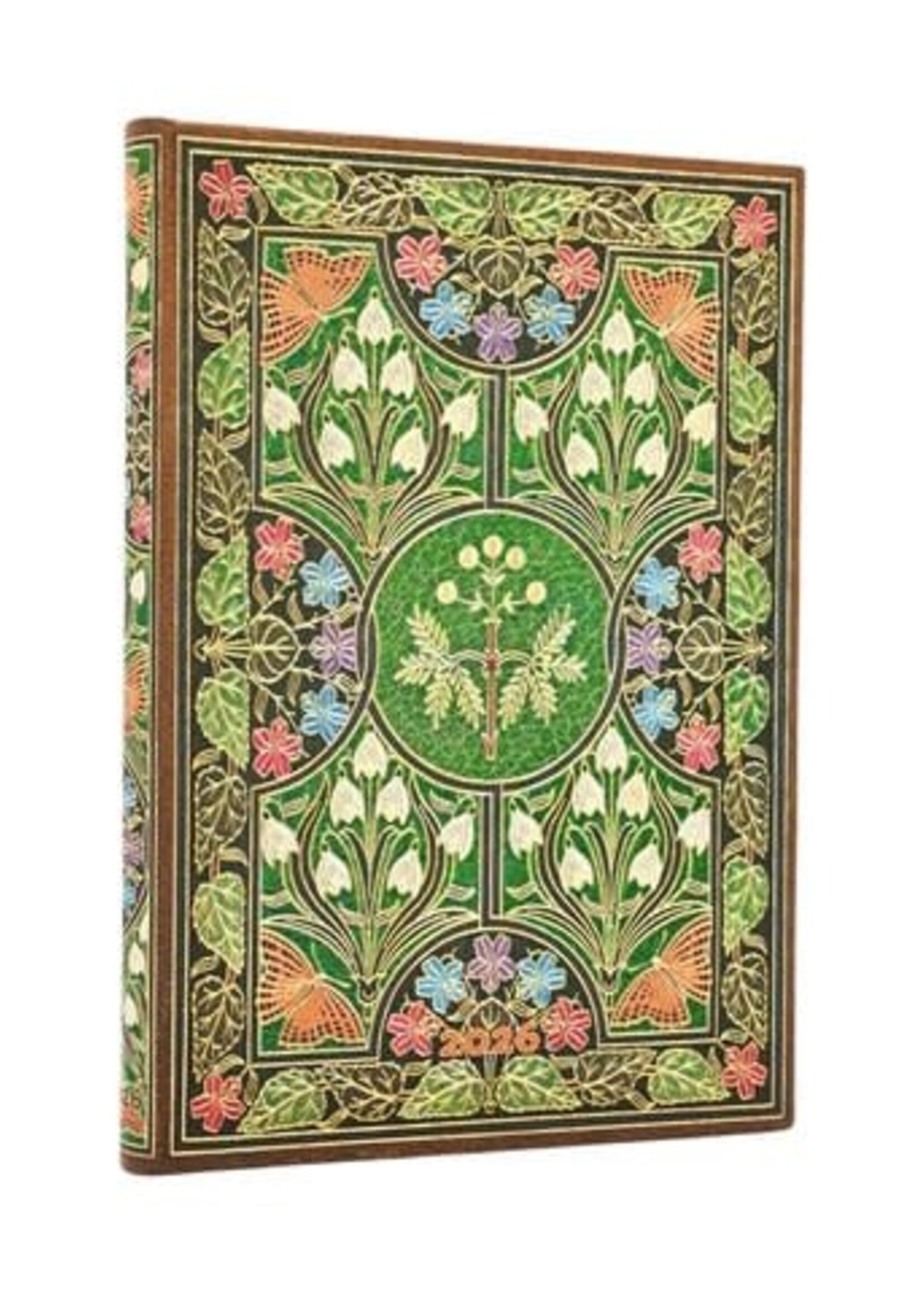 Paperblanks 2026 Poetry in Bloom, Poetry in Bloom, 12-Month Planner, Midi, Horizontal