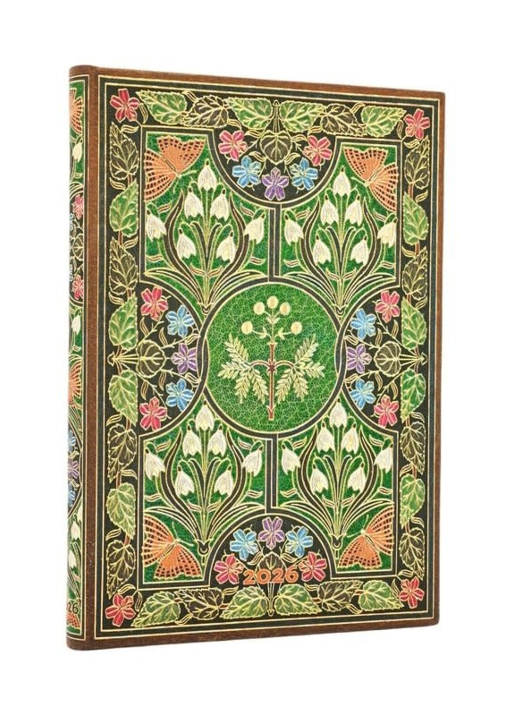 Paperblanks 2026 Poetry in Bloom, Poetry in Bloom, 12-Month Planner, Midi, Horizontal