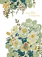With Sympathy - White Floral