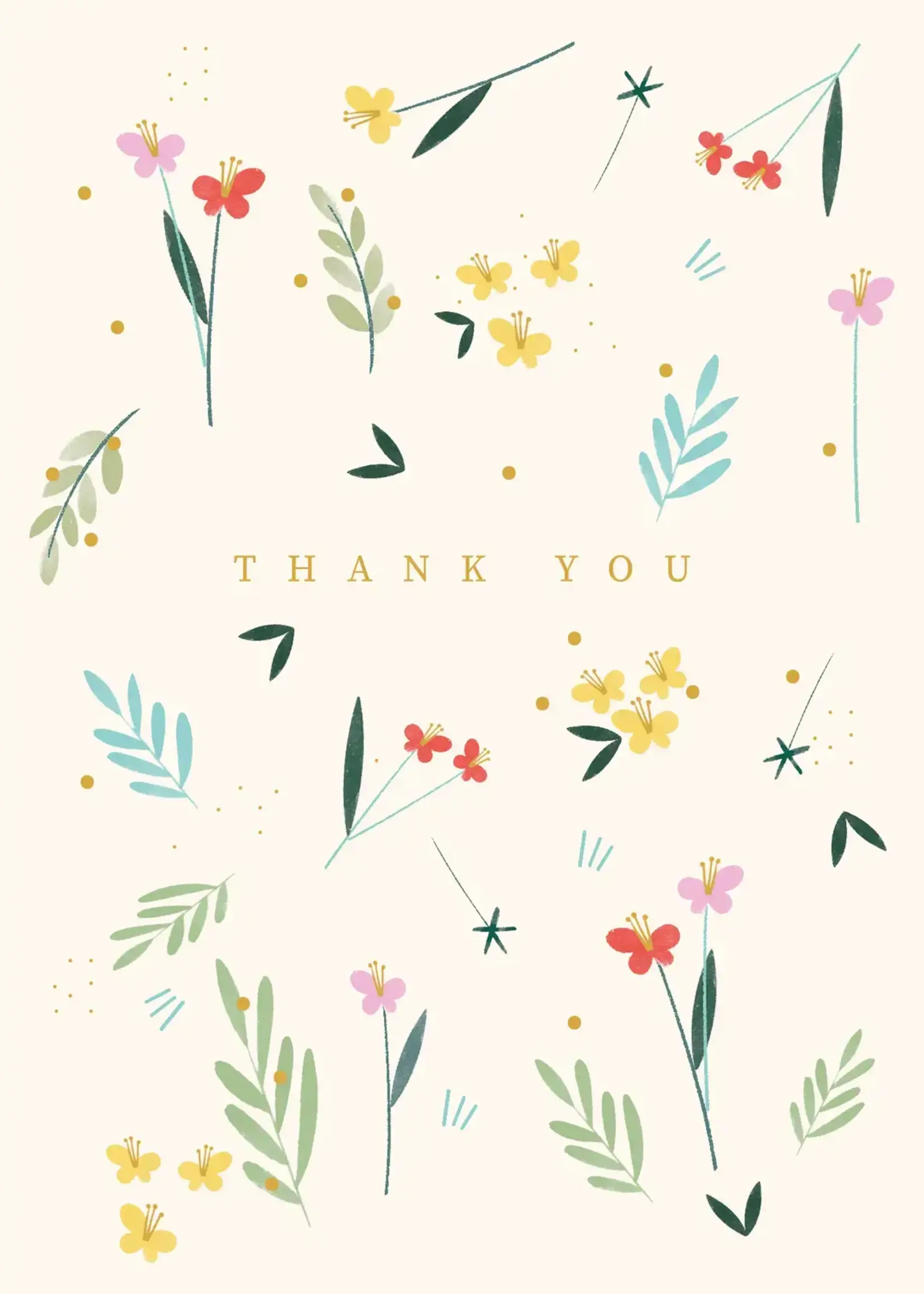 the art file Thank You - Flowers
