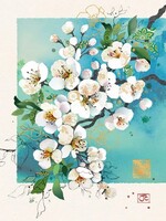 Bug Art White Blossom