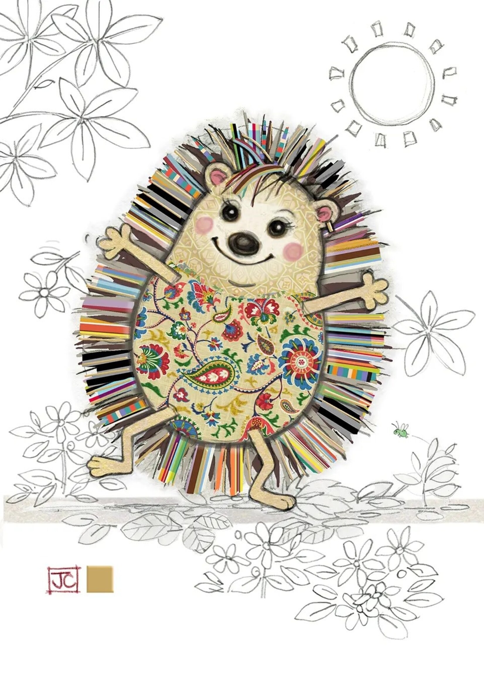 Bug Art Hattie Hedgehog