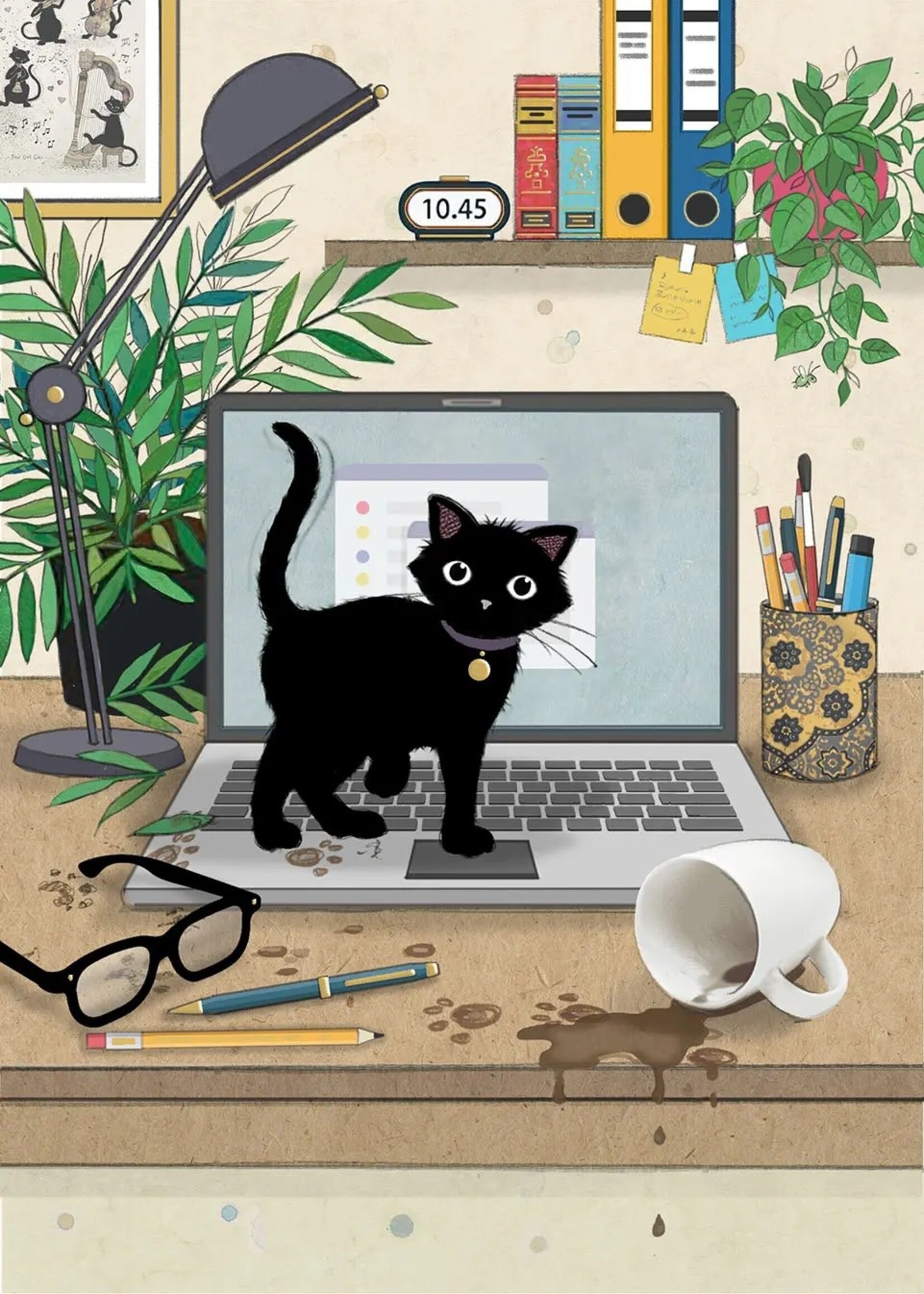 Bug Art Laptop Kitty