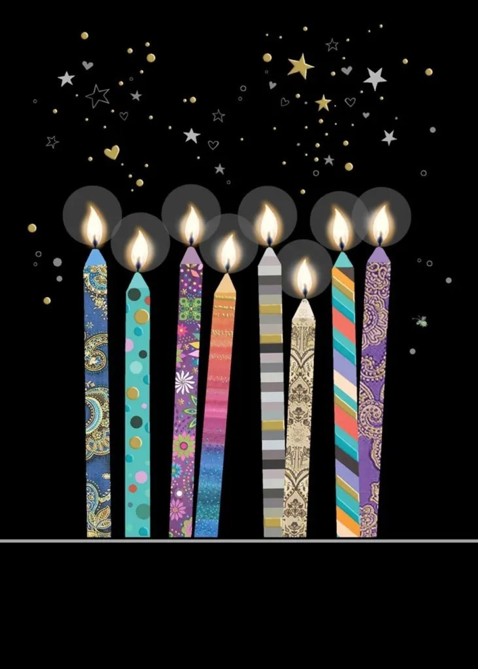 Bug Art Birthday Candles