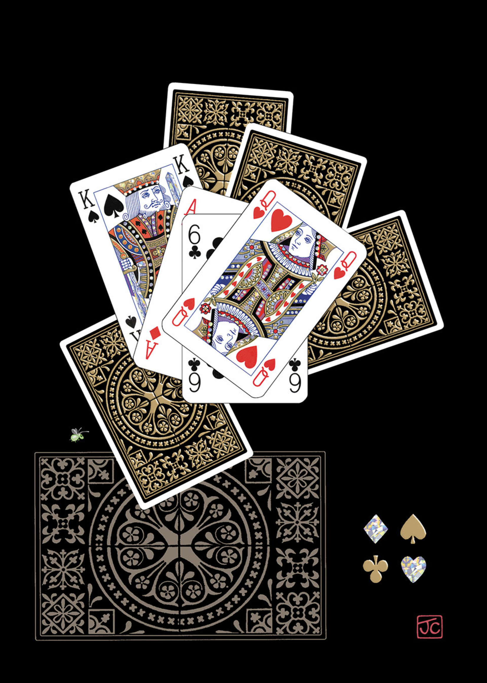 Bug Art Playing Cards