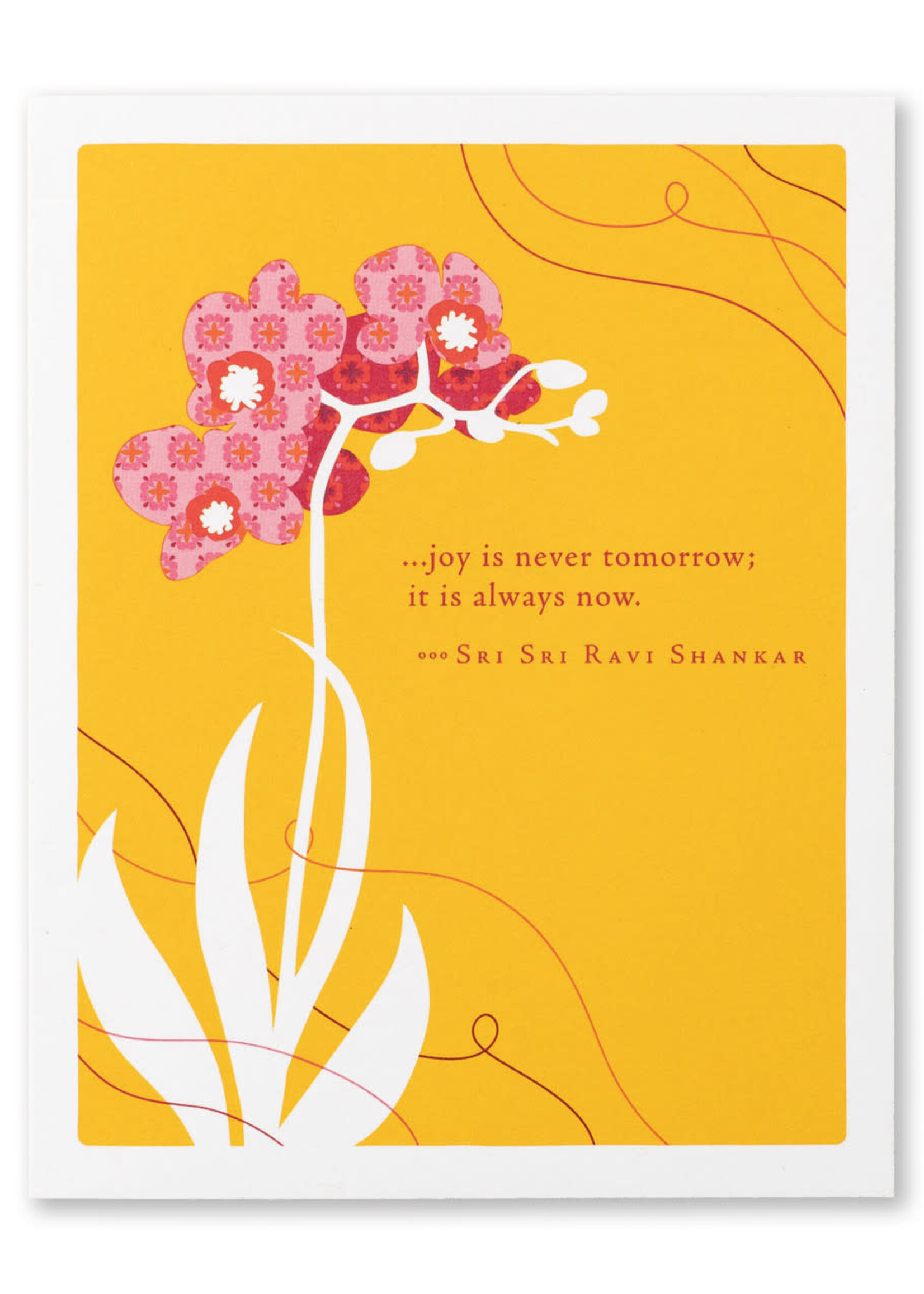 Joy Is Never Tomorrow