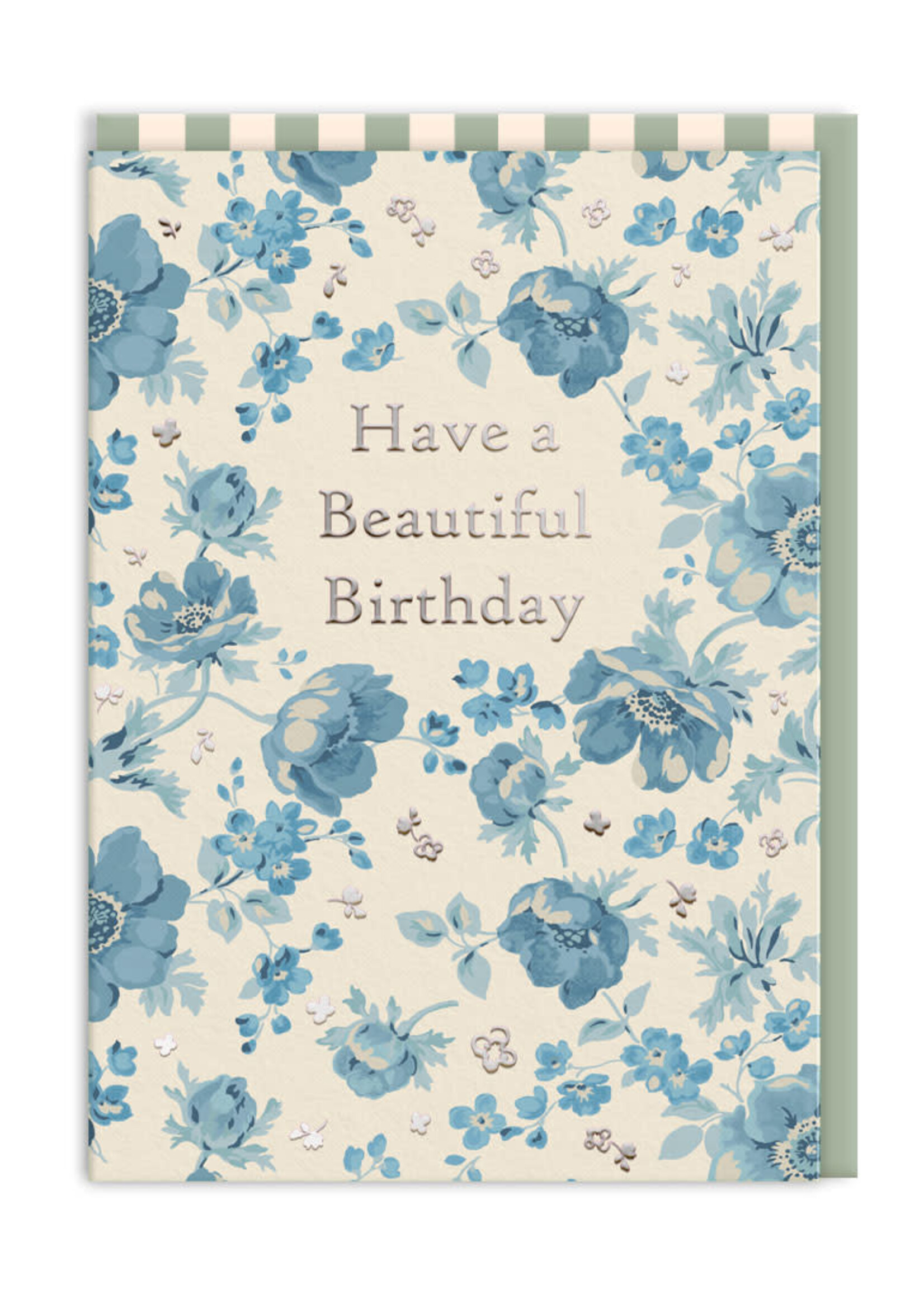 Oh Deer Have A Beautiful Birthday - Blue Anenome