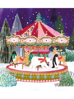 museums & galleries Boxed Christmas Cards - Christmas Carousel