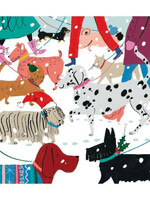 museums & galleries Sml Box Cards - Snowy Paws