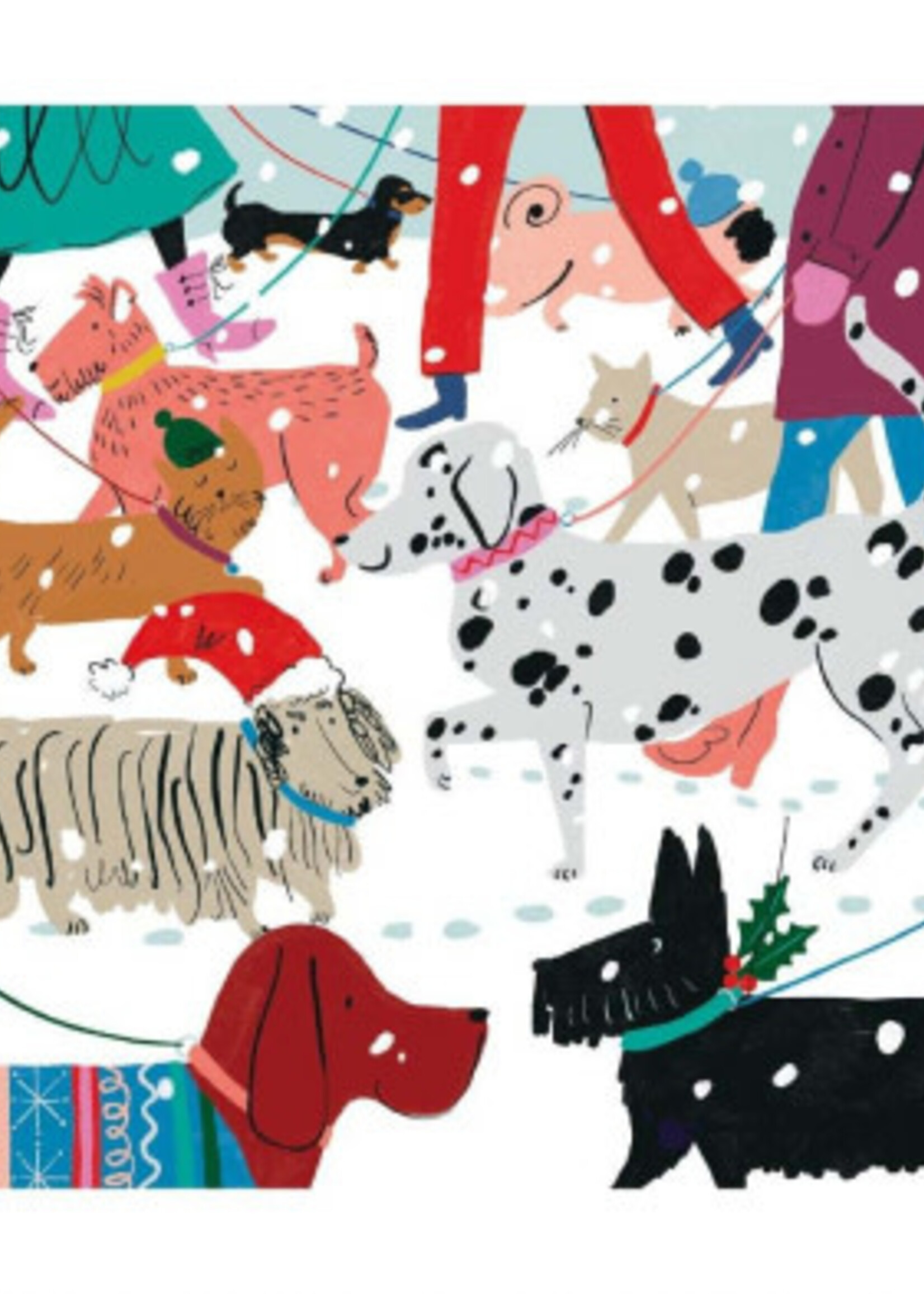 museums & galleries Sml Box Cards - Snowy Paws