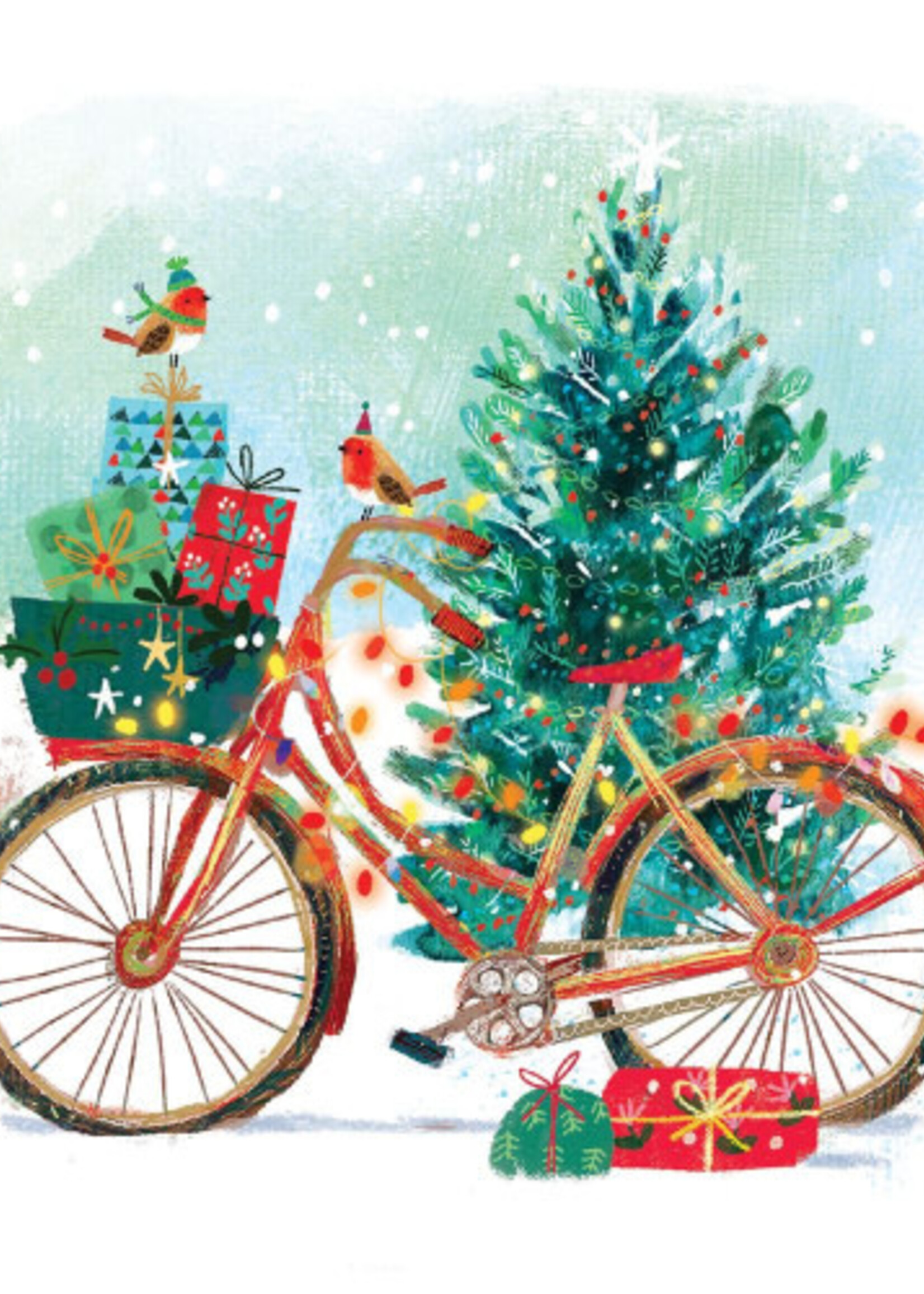 museums & galleries Christmas Boxed Cards - Christmas Bike