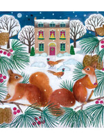 museums & galleries Boxed Christmas  Cards - Snowy Squirrels