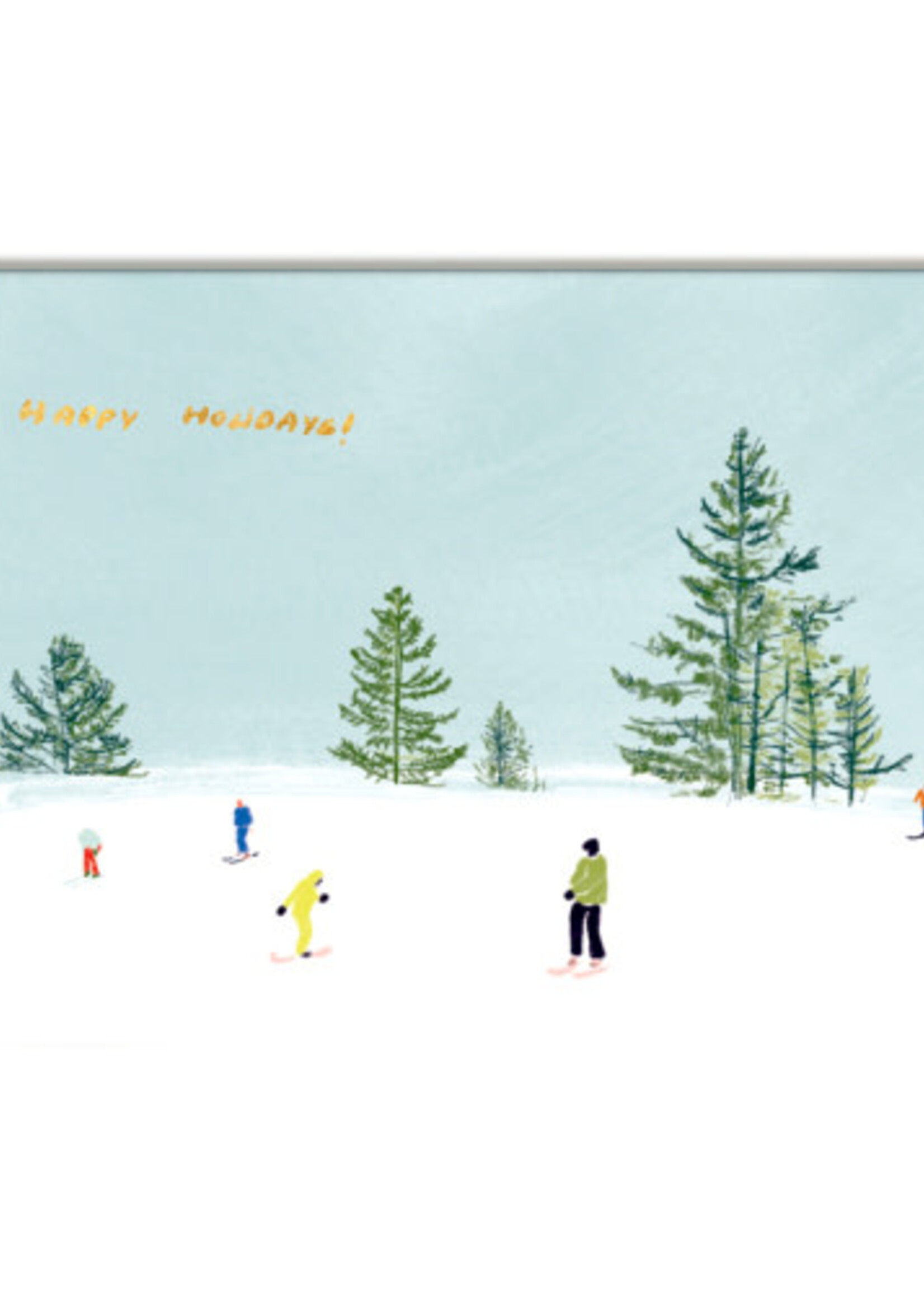 Halfpenny Postage Boxed Cards - Winter Activity