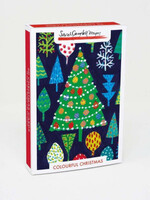 museums & galleries Boxed Cards - Colourful Christmas