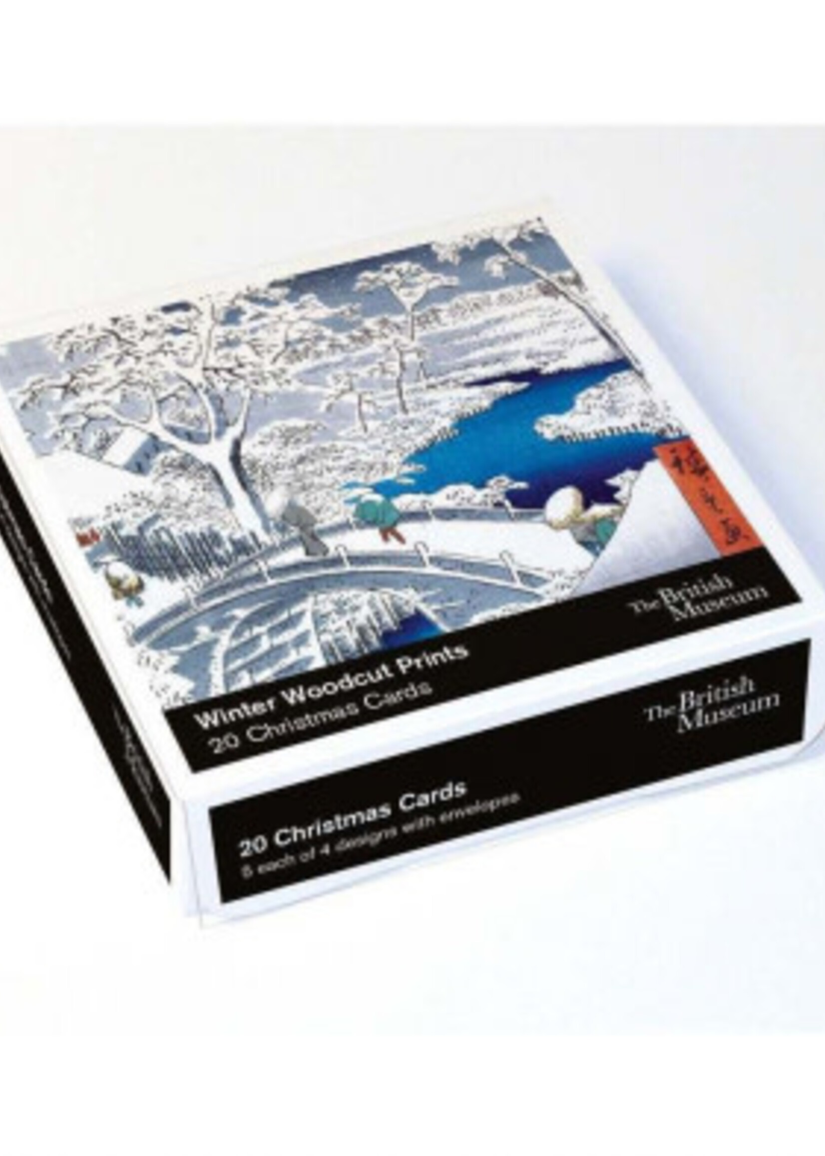 museums & galleries Small Box Cards - Winter Woodcut Prints