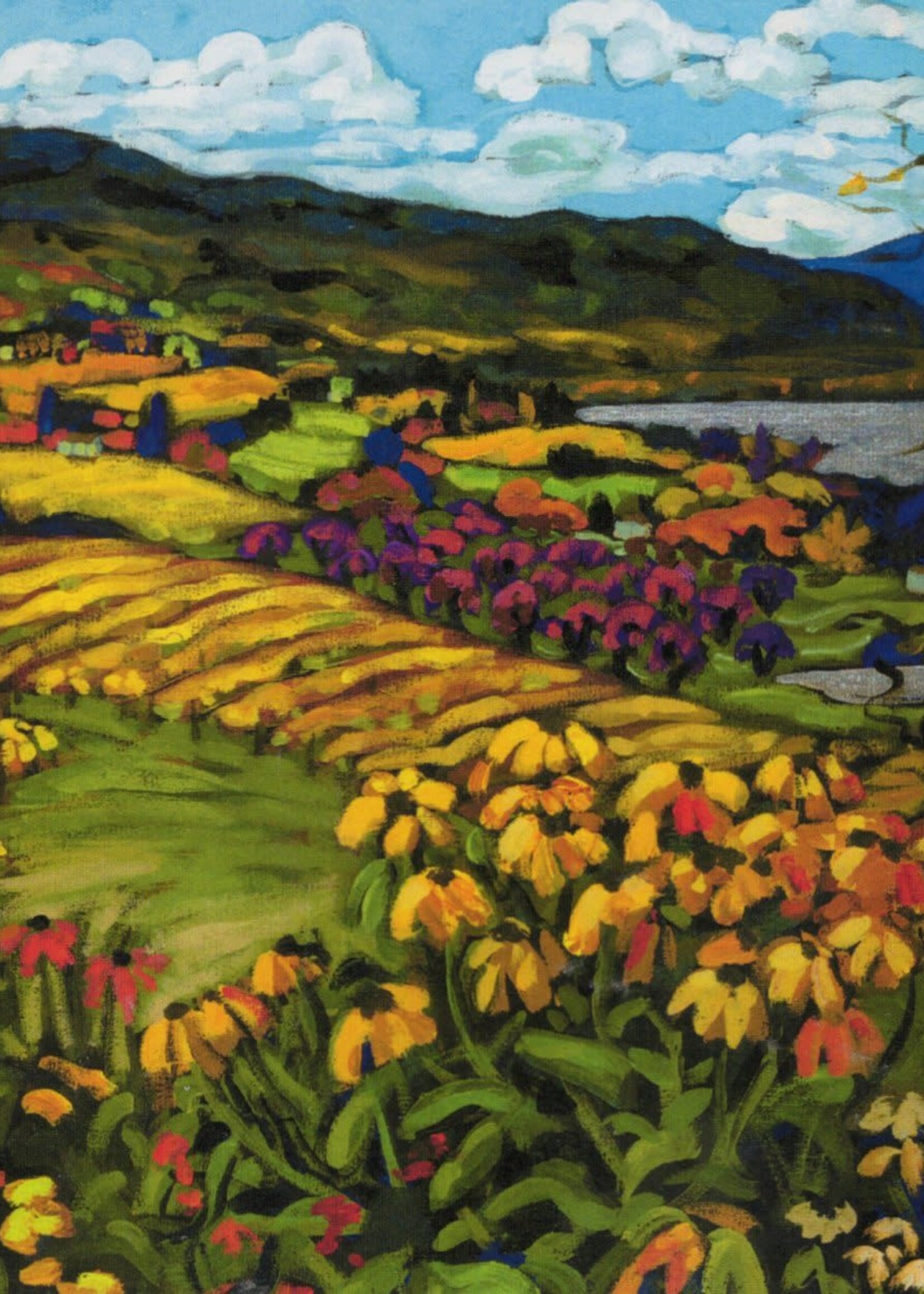 Sunflowers and Vineyards