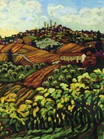 Christine Reimer Near San Gimignano ~ Tuscany