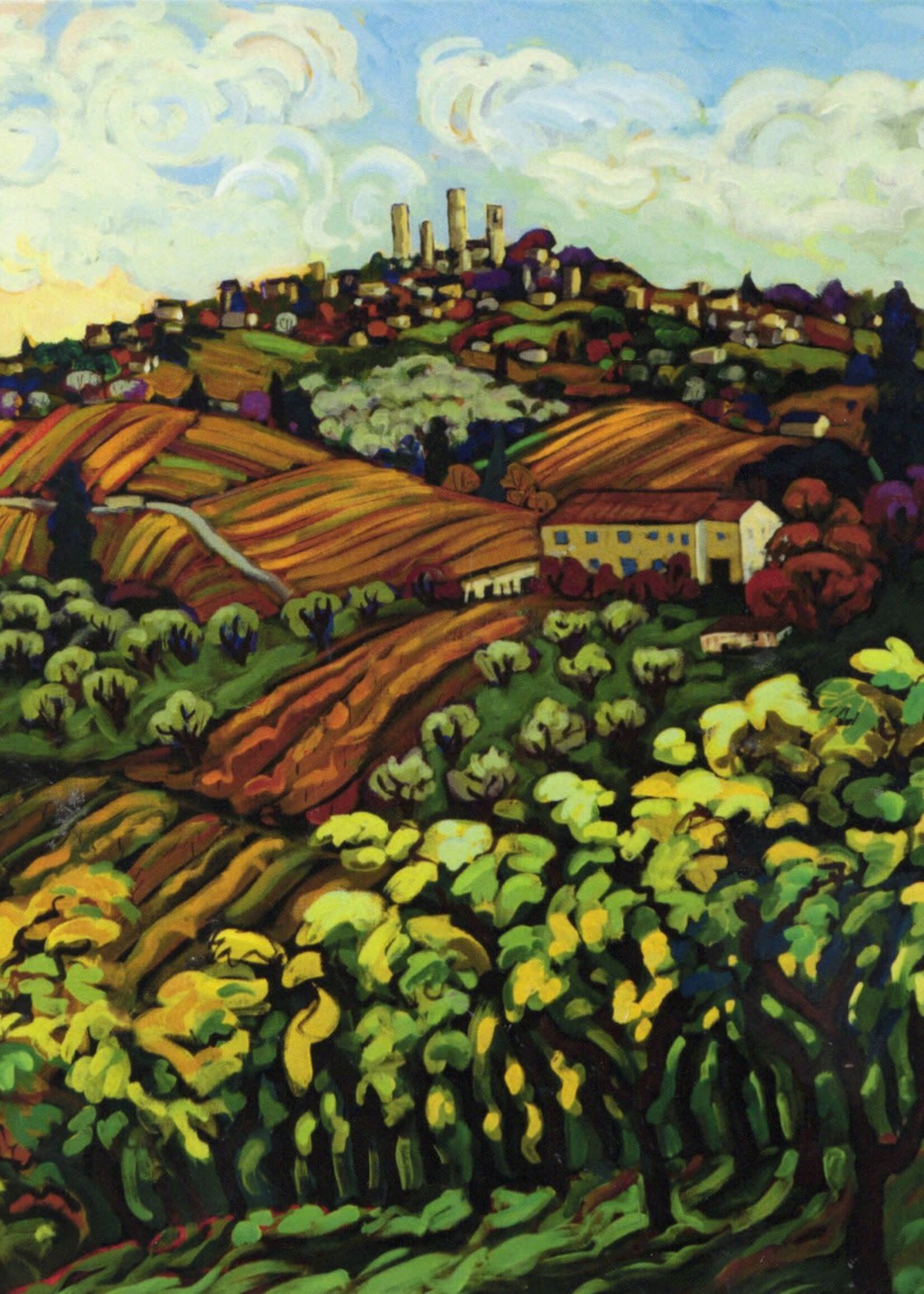 Christine Reimer Near San Gimignano ~ Tuscany