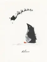 Flaunt Cards Believe - Penguin with Sleigh