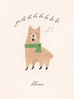 Flaunt Cards "Fa La La La La La La La Llama" Singing Llama