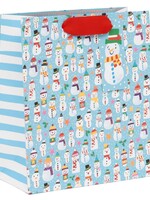 glick Large Gift Bag ~ Happy Snowmen