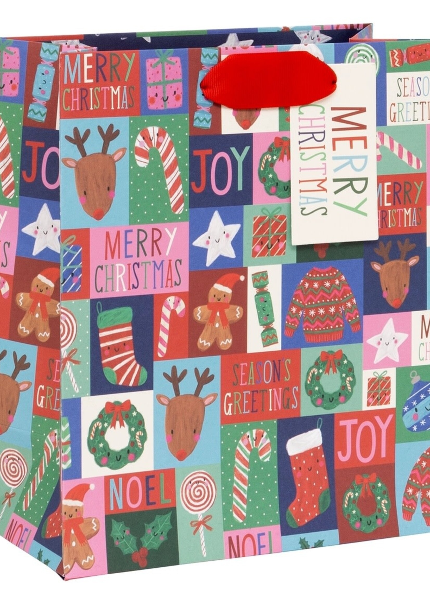 Holiday Gift Bag ~ Christmas Characters (Medium)