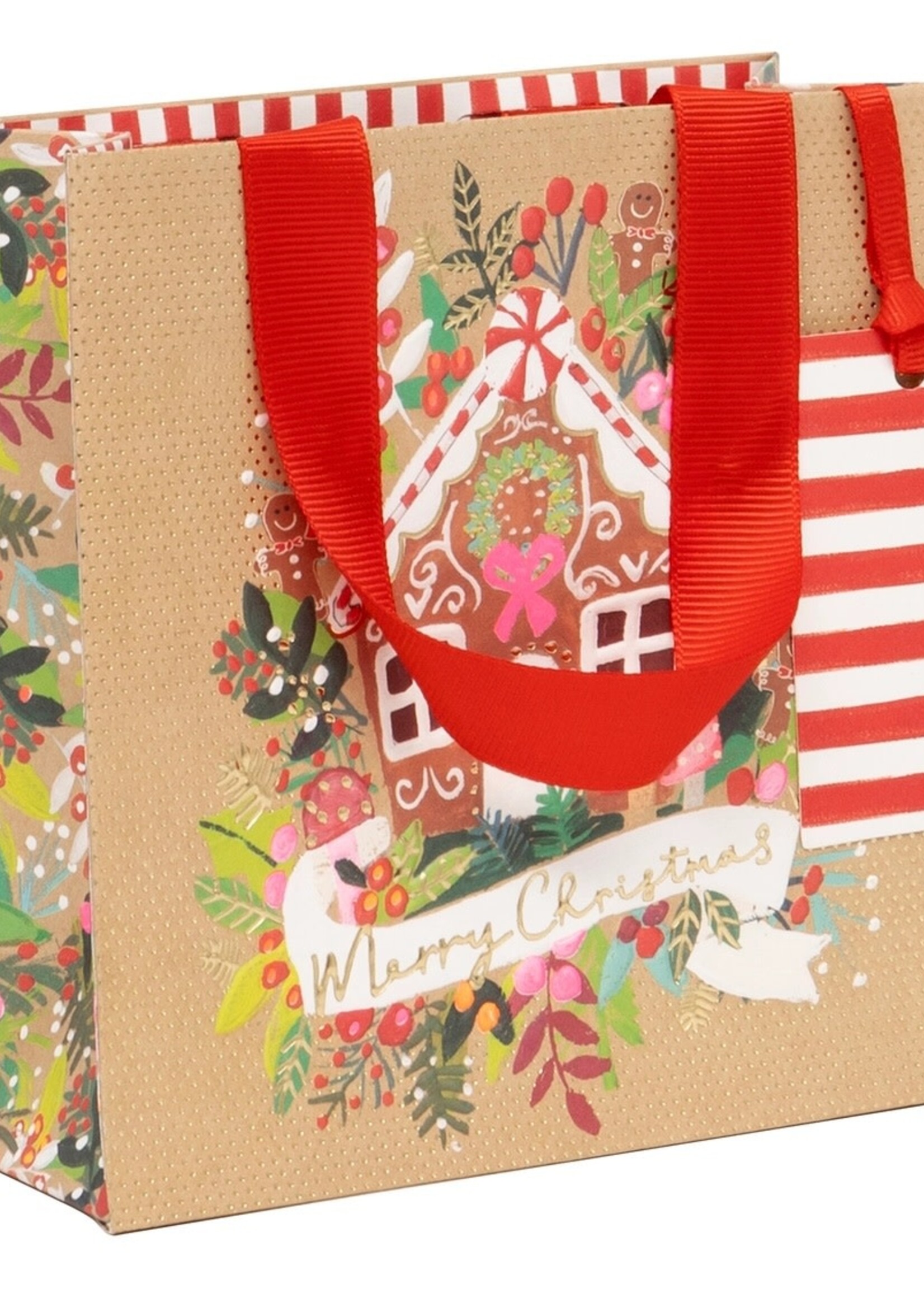 glick Holiday Gift Bag ~ Gingerbread (Small)
