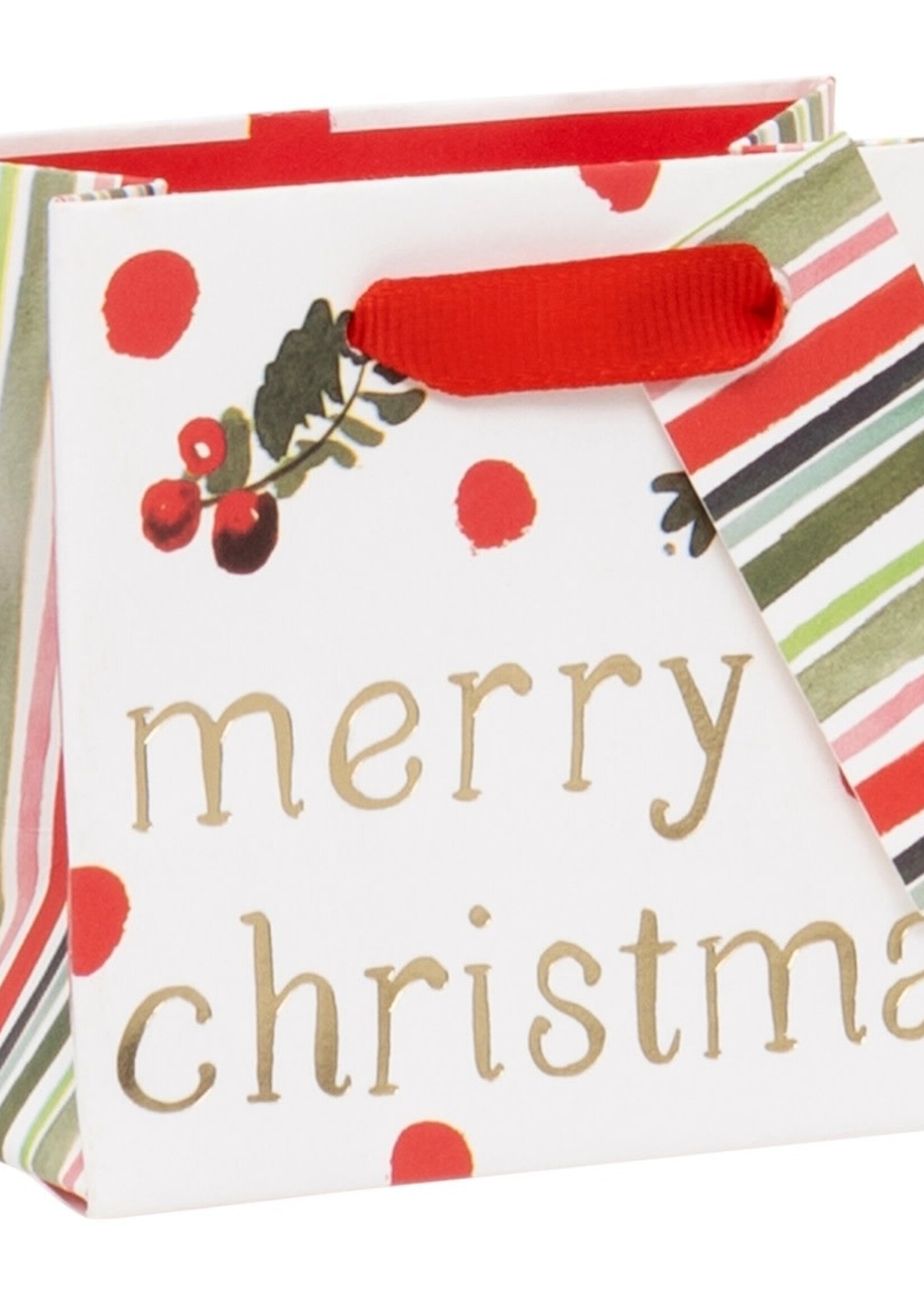 glick Holiday Gift Bag ~ Merry Christmas (Tiny)