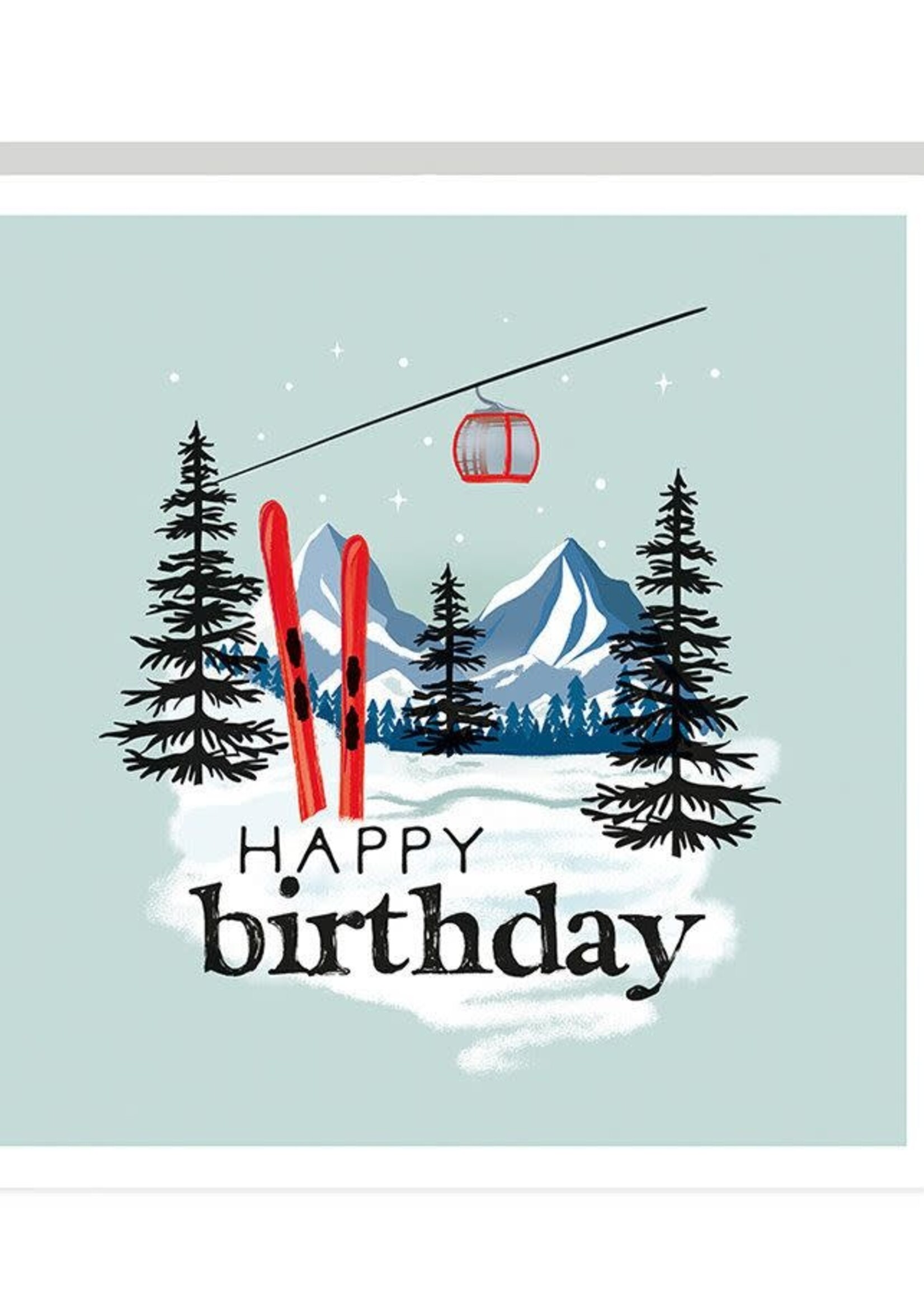 Happy Birthday - Skiing