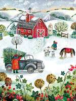 museums & galleries Boxed Cards - Winter on the Farm
