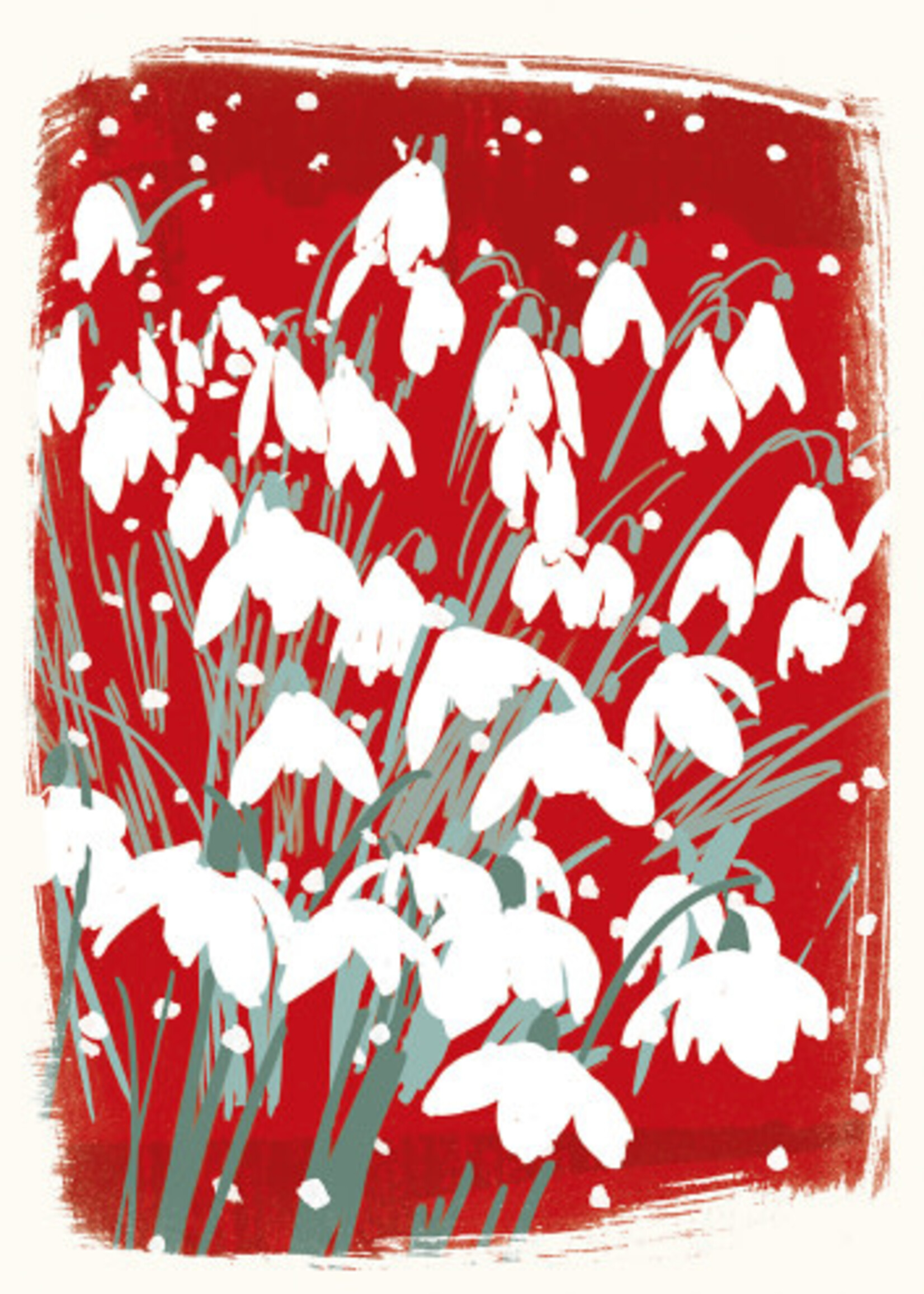 Art Press Snowdrops at Christmas