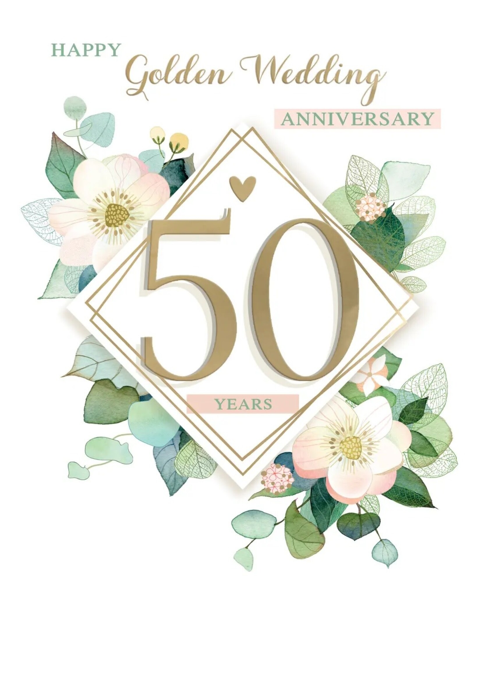 Second Nature Hapy Golden Wedding Anniversary