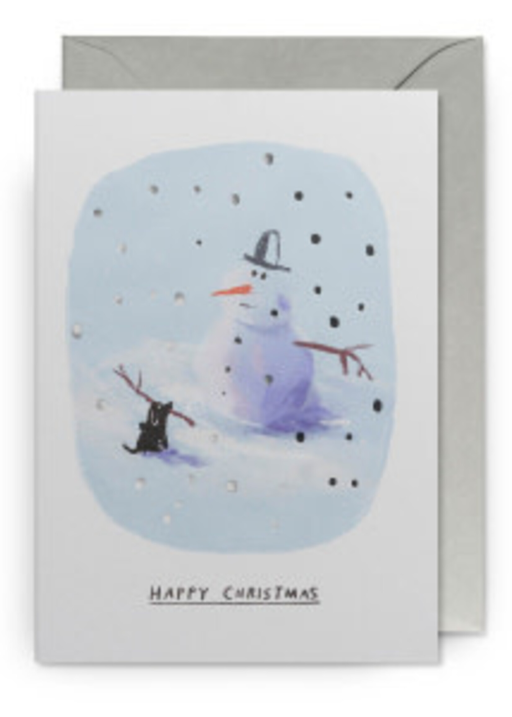 Happy Christmas - Snowman/Dog