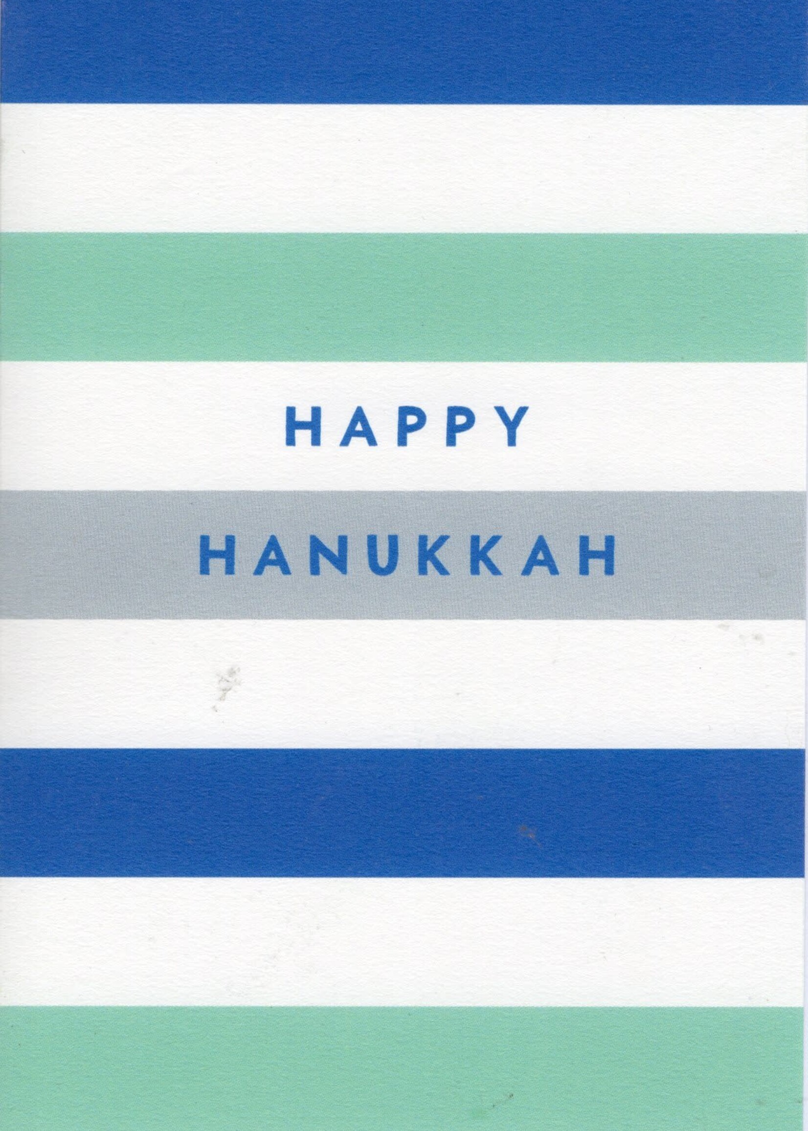 Happy Hanukkah - Stripes