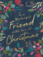 To A Wonderful Friend With Love At Christmas