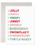 Holiday Checklist