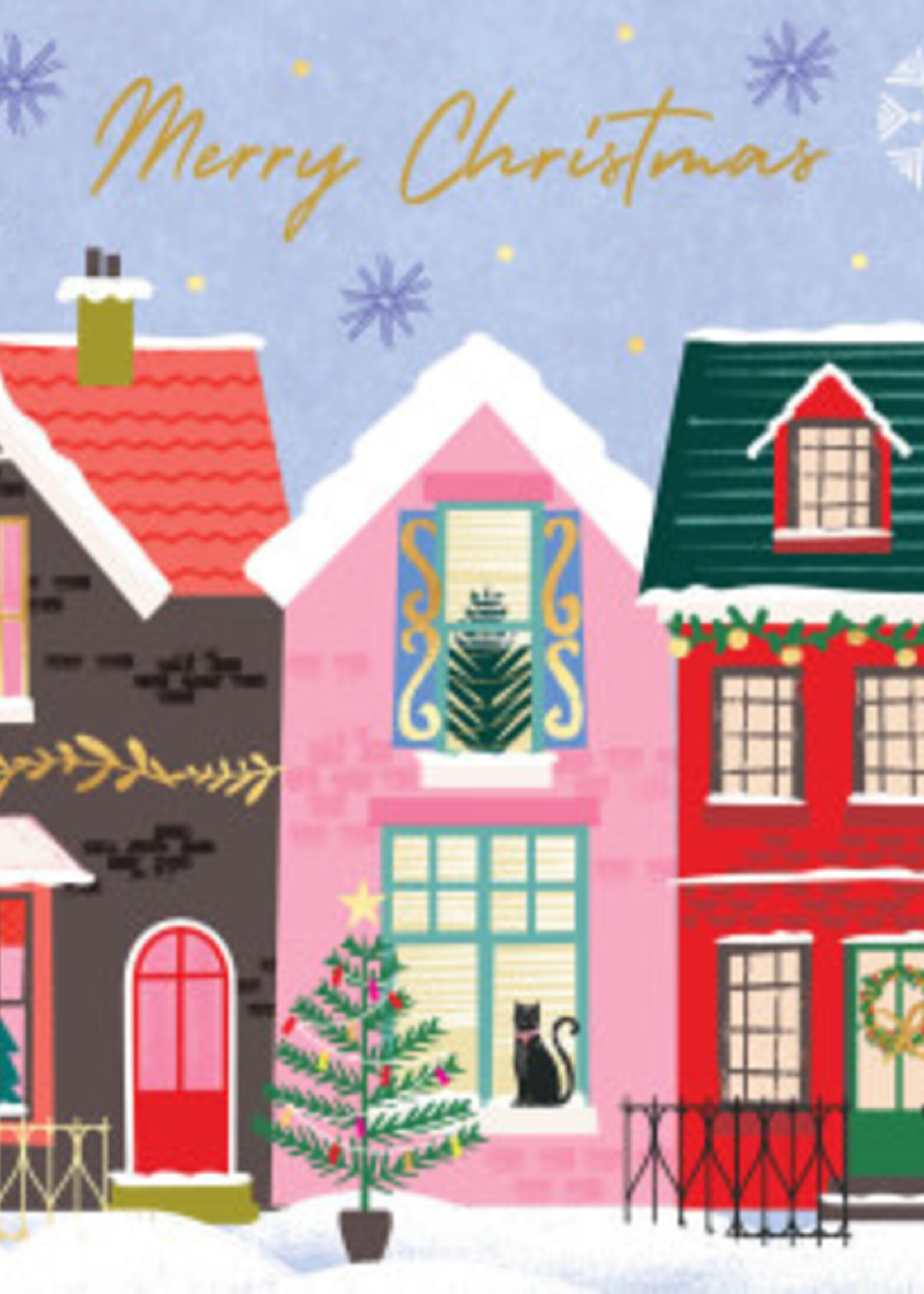 Christmas Town Scene