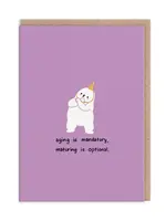 Ohh Deer Aging is mandatory