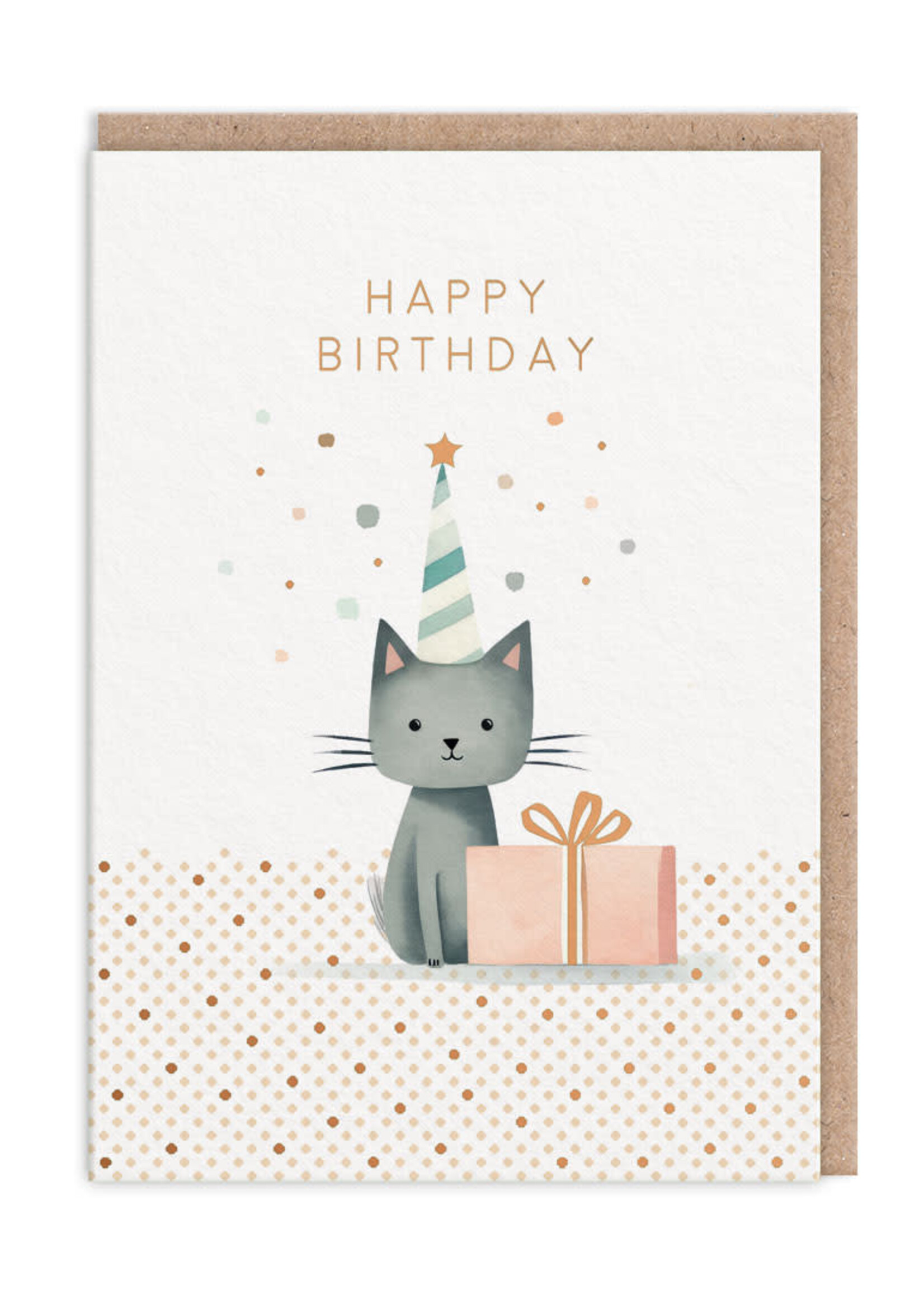 Oh Deer Happy Birthday Cat