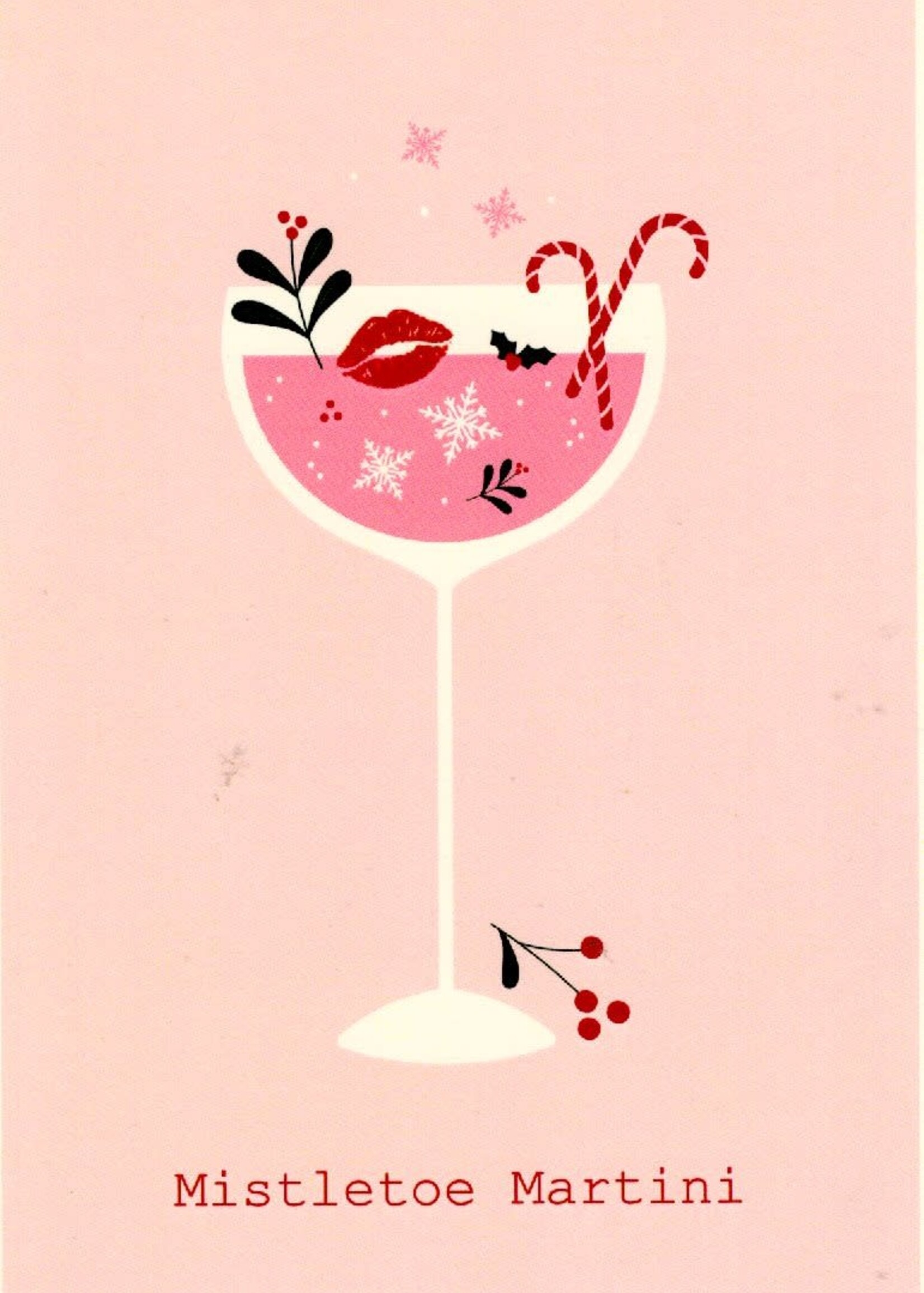 spaghetti & meatballs Mistletoe Martini