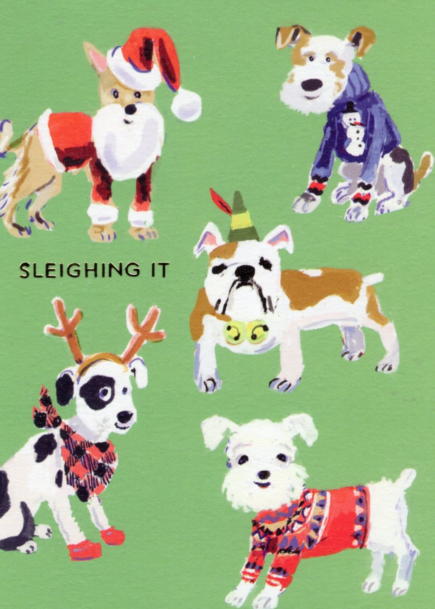 Halfpenny Postage Sleighing it